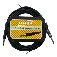 Cable De Linea Ozeki Para Instrumento 6 Metros Nyg-ic002-bk