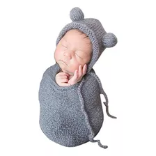 Accesorios De Fotografía Para Bebés Sombrero De Abrigo Traje