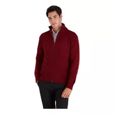 Sweater Macowens Tipo Campera Borravino Hombre 60101039