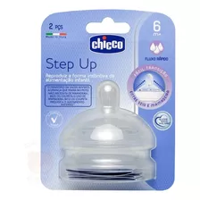 Bico Mamadeira 2 Unidades Step Up Fluxo Rápido +6m Chicco