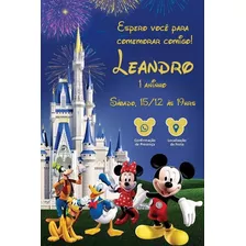 Convite Digital Interativo - Turma Do Mickey Mouse Disney 20