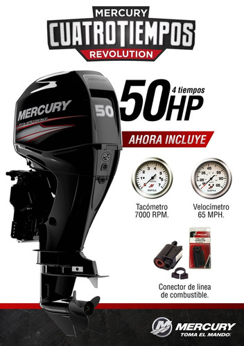 Motor Mercury 50 Hp 4 Tiempos Efi El Pique! 