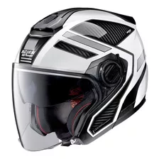 Capacete Aberto Nolan N40 Special Branco Viseira Solar Tamanho Do Capacete 59/60 (l) Cor Branco