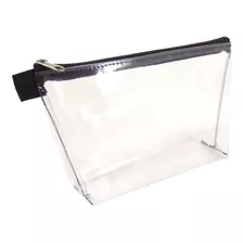 Necessaire Viagem Feminina Transparente Trapézio Média