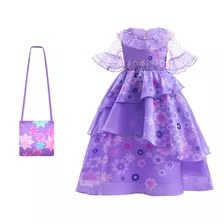 Fantasia Infantil Isabela Madrigal Vestido Filme Encanto