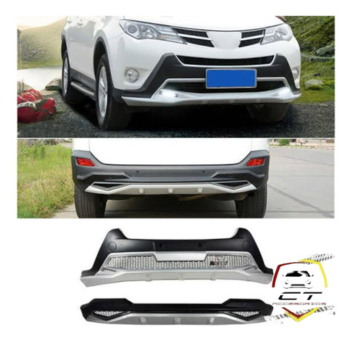 Kit Bumpers Difusores Frontal Y Trasero Toyota Rav4 13-15 Foto 7