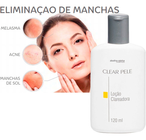 Kit Loção Clareadora Facial + Micropeeling Abelha Rainha