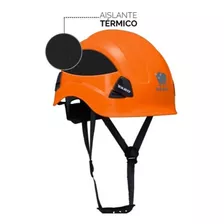 Casco Yako Trabajo En Altura, Escalada, Rescate Colores Color Naranjo