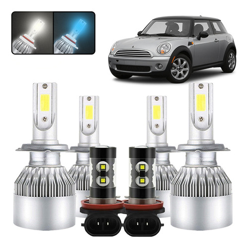 Kit De Focos Led H7 H9 H11 Para Mini Cooper 2002 2003 2004 MINI Cooper