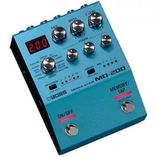 Pedal De Efectos Boss Md-200 Phaser Flanger Chorus, 12 Modulaciones, Color Azul