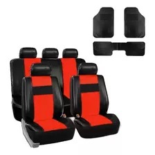 Fundas Asiento Cuerina Vw Gol Trend Voyage + Alfombra 3 Pzs