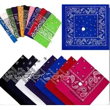 Kit 10 Bandana Faixa Lenço Cabelo Moda Rock Pop Promoção