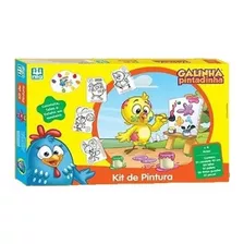 Brinquedo Educativo Kit De Pintura Galinha Pintadinha Nig