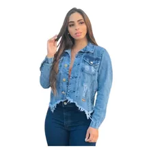 Jaqueta Jeans Feminina Destroyer Jeans