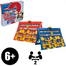 Jogo Adivinha Quem? Com 2 Molduras E 2 Folhas Frente E Verso F6105 Vermelho E Azul Hasbro