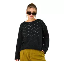 Sweater Zorzal Oversize Muy Holgado Hilado Lana Mauro Sergio