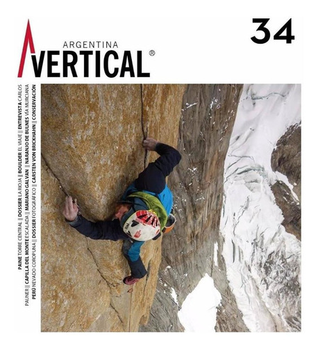 Revista Vertical Numero 34  Escalada Montañismo Alta Montaña