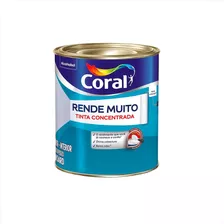 Tinta Acrílica Fosca Rende Muito 800ml Coral - Cores