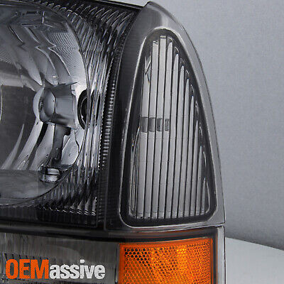 For 99-04 F250 F350 Superduty Smoked Headlight+bumper+sm Oai Foto 4