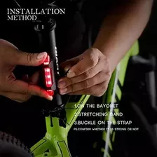 Lanterna Sinalizador Traseiro Led Recarregável Bike Usb