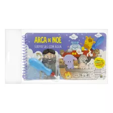 Livro Infantil De Colorir Aqua Book Surpresas Com Água Arca De Noé