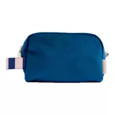 Cartuchera Terciopelo Azul Matriona Porta Cosmetico Velvet 