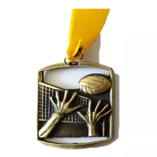 Lote 24 Pzs Medalla Metálica Para Voleibol