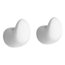 Perchas Simples Ferrum Fix Porcelana Blanca 2 Unidades Apf3s