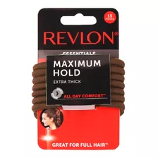 Colets Revlon Essentials Brown Extra Thick Elastic 15un