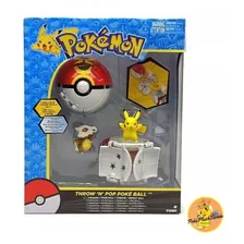 Figuras Pokémon Pokeball Cubone Pikachu Throw N Pop Original