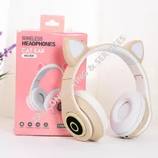 Audífonos Bluetooth Orejas De Gato Diadema Oferta