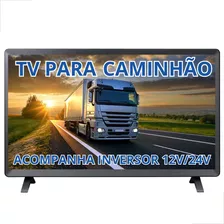 Smart Tv 24 Com Inversor Funciona 12v 24v Caminhão Carreta 