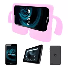 Tablet Positivo 64gb 2gb Ram + Capa Infantil Universal Rosa