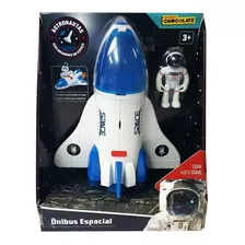 Foguete Onibus Espacial Astronautas Base Lunar Astronauta