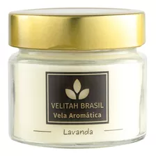 Vela Aromática Premium Lavanda 140g 30h Velitah Brasil