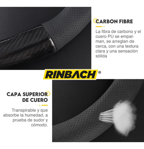 Cubre Volante Funda Fibra Carbono Nissan Frontier D22 2011 Foto 6