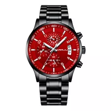 Crrju Relojes De Lujo De Acero Inoxidable De Moda Masculi