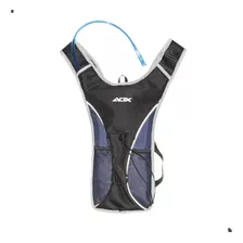 Mochila Térmica Hidratação 2lt Audax City Nylon Preto/azul