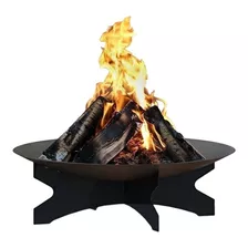 Lareira Grande De 70 Cm Para Ambientes Externos Firepit + Nf