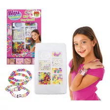 Kit Miçangas Infantil Coloridas Kit Pop Trend Biju Dm Toys