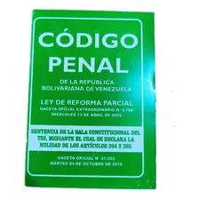 Código Penal De Venezuela Cp 