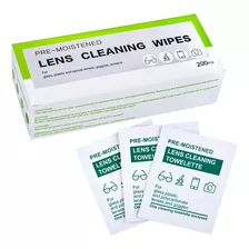 200 Paños Húmedos Tipo Zeiss Toallitas Limpieza Gafas Lentes Cámara Pantallas Lens Wipes Enviar Hoy