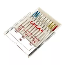 10pcs Organ Hax1 Needles Jeans Universal Stretch Combi Pack 