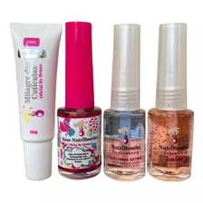 Nutribomba Kit Tratamento De Unhas Nutro Bomba Fortalecedor