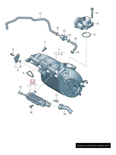 Brida Calefaccion Vw Vento Polo Golf 1.6l 2014-2019 Premium Foto 4