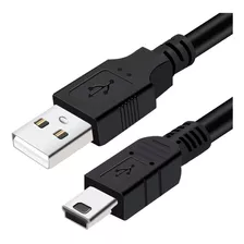 Cable Mini Usb V3 De 1.5 Metros Negro Boccini