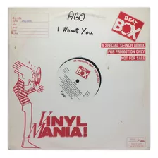 Vinilo Ago I Want You Maxi Suecia Promo 1987 Dj 80