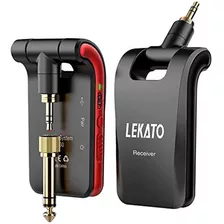 Lekato 2.4ghz Sistema De Guitarra Inalámbrico 6 Canales Rece