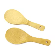 2 Paletas De Bambú Para Arroz Para Cocina (20cm)