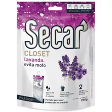 Desumidificador Closet Secar 250g Lavanda Antimofo Armário